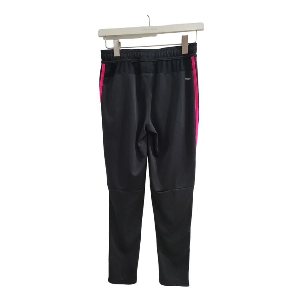 Adidas Black and Hot Pink Tiro Jogger - Picture 4 of 5